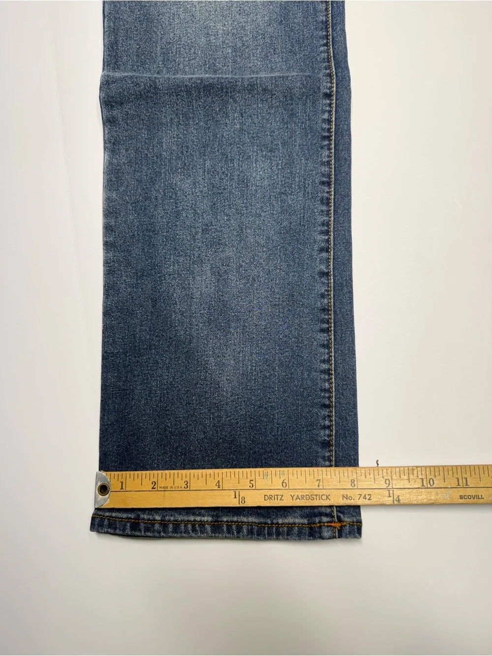TRUE RELIGION JEANS Ricky SN FLAP RELAXED Straight Fit Men’s Size 34x34 Blue NWT
